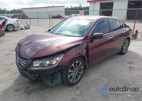 2013 Honda Accord Sport from USA, damaged, VIN 1HGCR2F51DA282863